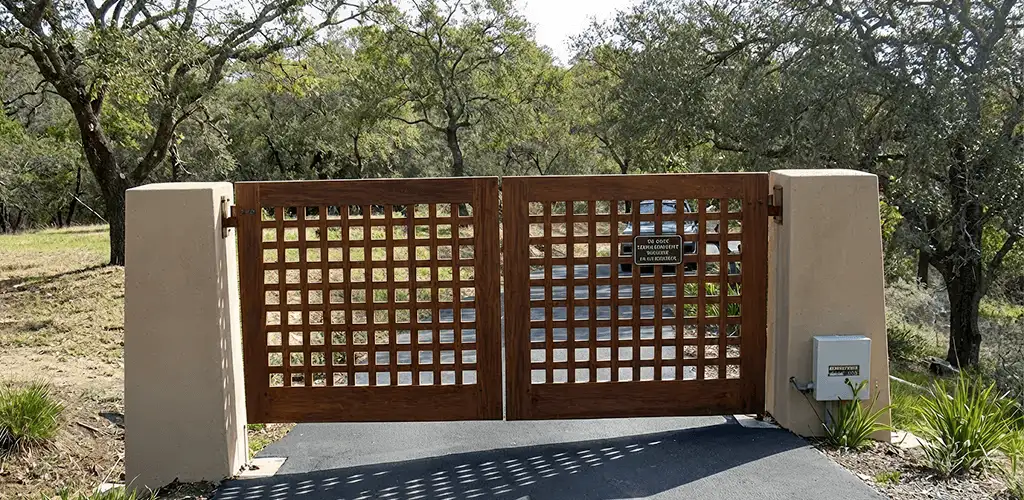 Driveway gate installation for a residential property in Yonkers, NY